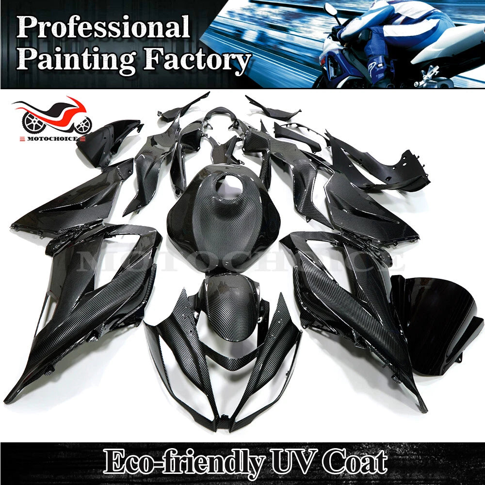 Carbon Fiber Painted ABS Fairing Kit for Kawasaki Ninja ZX-6R (2013–2018)