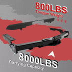 Tow Trailer Hitch Receiver for Toyota Highlander (2014–2019)