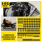 Complete Fairing Bolt Screws Kit for Kawasaki Ninja ZX6R ZX7R ZX9R ZX12R (195x)