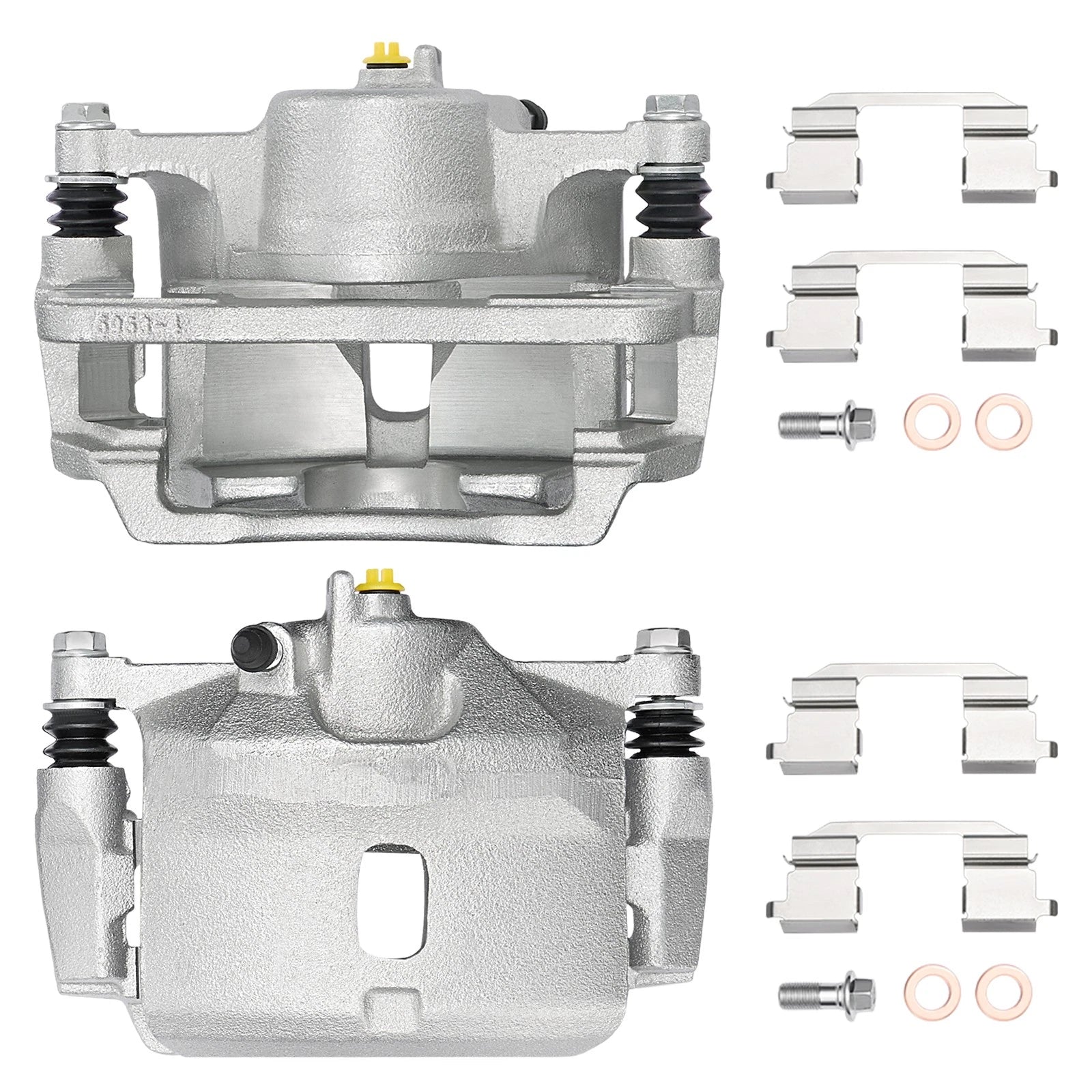 Set of 2 Front Brake Calipers w/ Bracket for Honda Civic Insight (2002–2014)