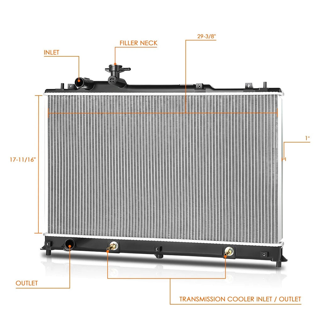OE Style Aluminum Cooling Radiator Assembly DPI-13156 for Mazda CX-7 (2010–2012)