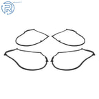 Set of 4 Rubber Window Belt Kit for Jeep Wrangler (2007-2018)