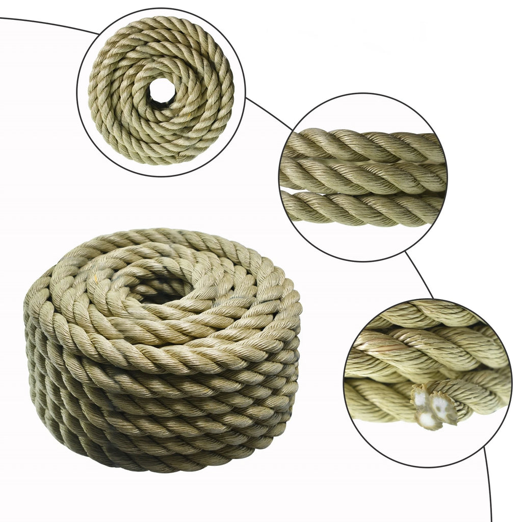 3 Strand Twisted Rope for Arborist Use (50/100FT)