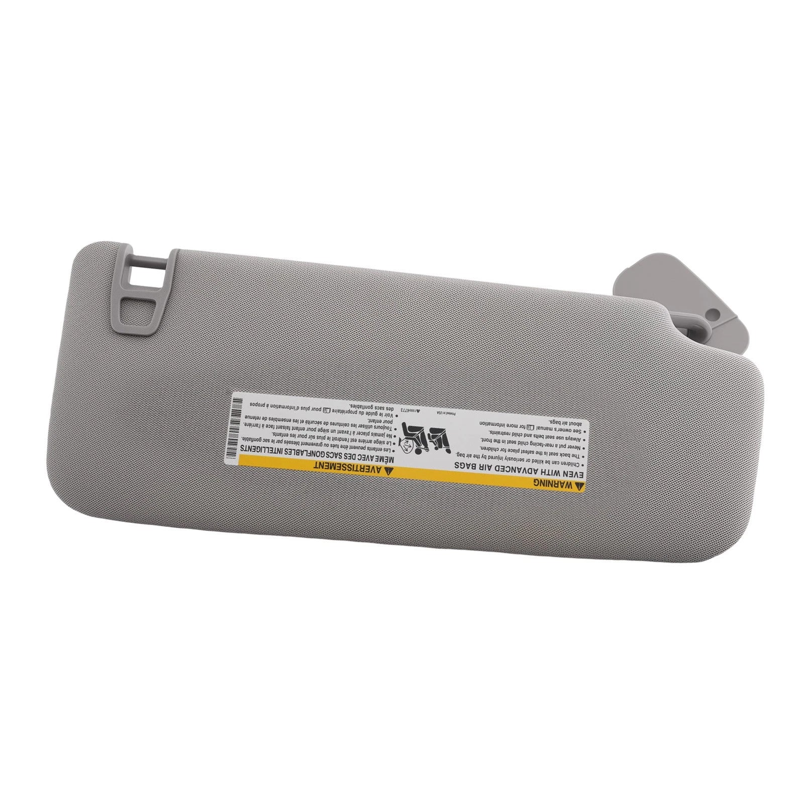 Left Gray Sun Visor for GMC Yukon (2015-2019)