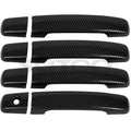 Set of 4 Door Handle Covers for Nissan Altima (2007–2013) Carbon Fiber