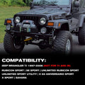 Dynamic LED Front Side Marker Bumper Light for Jeep Wrangler TJ (1997–2006)