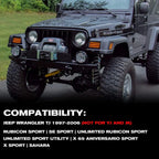 Dynamic LED Front Side Marker Bumper Light for Jeep Wrangler TJ (1997–2006)
