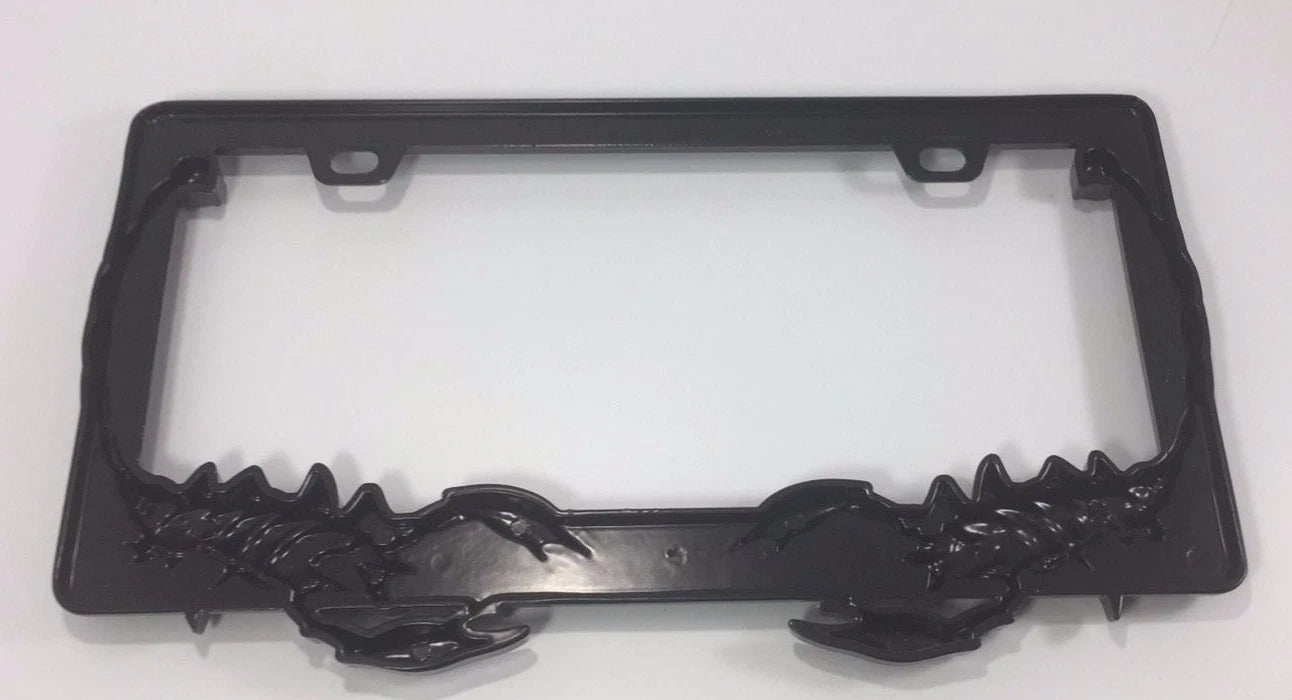 License Plate Frame 3D Scorpion Metal Replacement for Universal Fit (All Years)