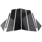 8 Pcs Gloss Black Door Trim Pillar Posts for Mazda 3 Sedan (2019-2021)