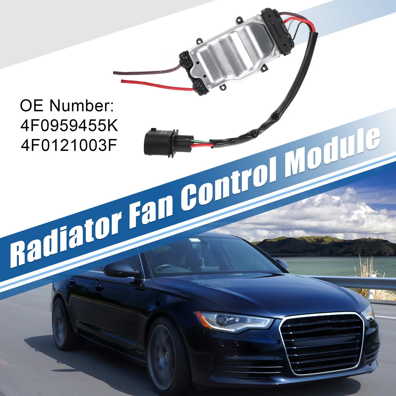 Radiator Fan Control Module No. 4F0121003F for Audi 