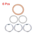 Set of 6 Oil Drain Plug Gaskets for Toyota (12157-10010, 90430-24003)