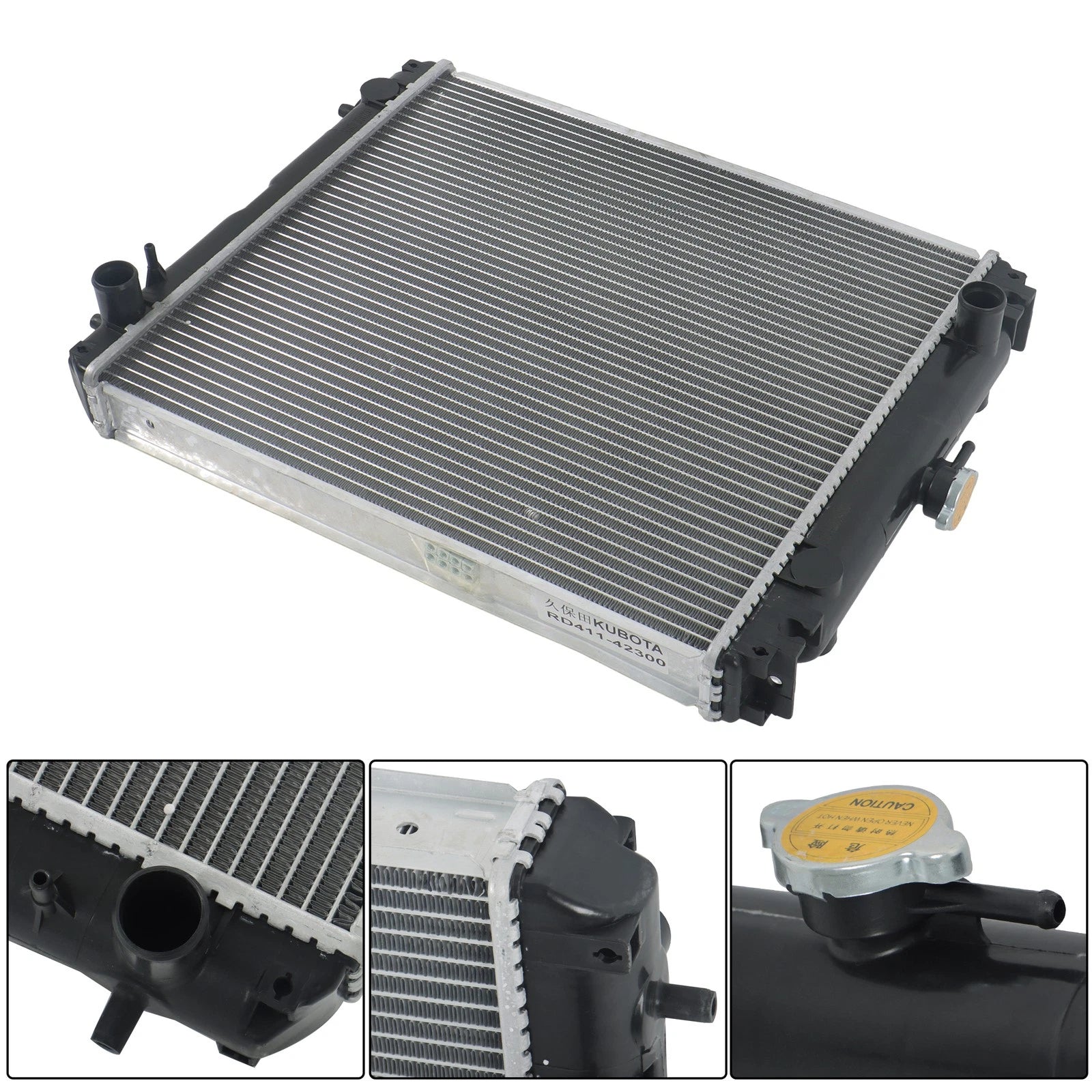 Radiator for Kubota KX121-3S KX161-3 U50-3 U45-3ST U45-3 (2000–2023)
