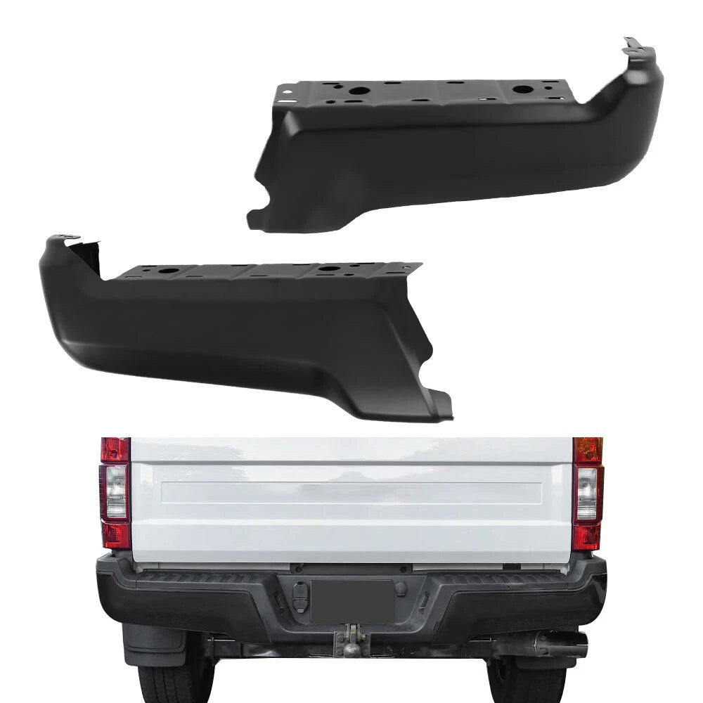 Set of 2 Painted Bumper Face Bars for Ford F250 F350 (2017–2022)