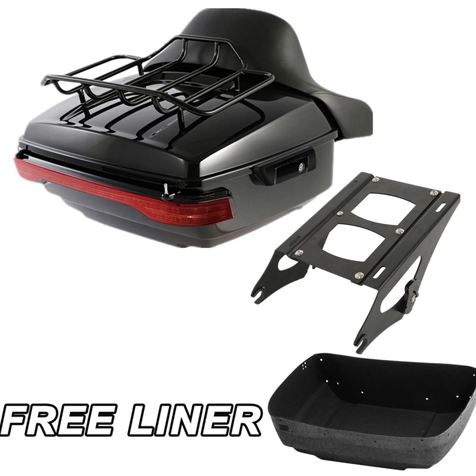 LED Trunk Mount Rack Pad for Harley Electra Street Glide (2014–2025)