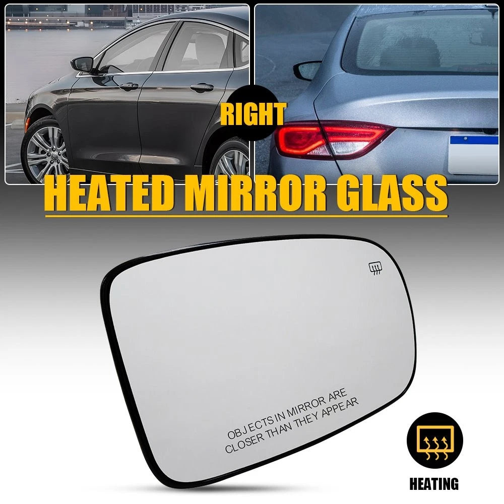 Right Rear View Mirror Glass for Dodge Charger (2011–2021) - Heated V