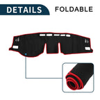 Dashboard Cover Mat for Toyota Raize A200A (2020–2023) Black Red Set