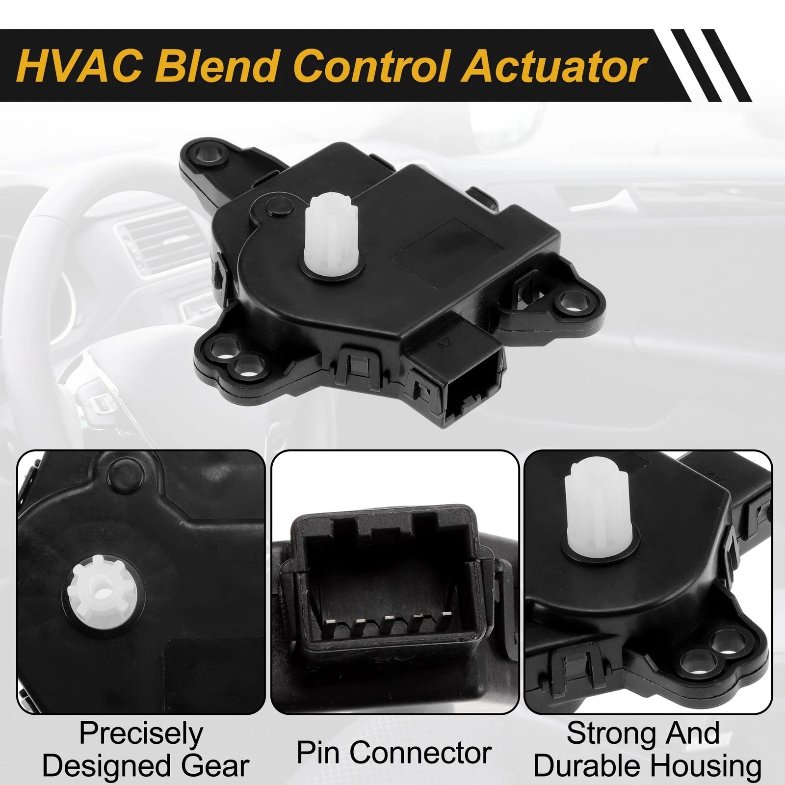 HVAC Heater Blend Door Actuator for Hyundai Elantra (2011–2016) No. 971591H150