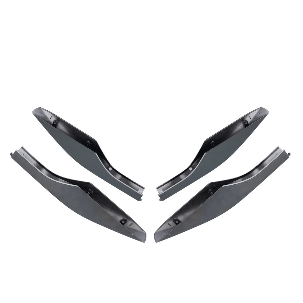 Set of 4 Roof Rack Rail End Covers for Lexus RX RX350 (2010–2015) Silver ABS