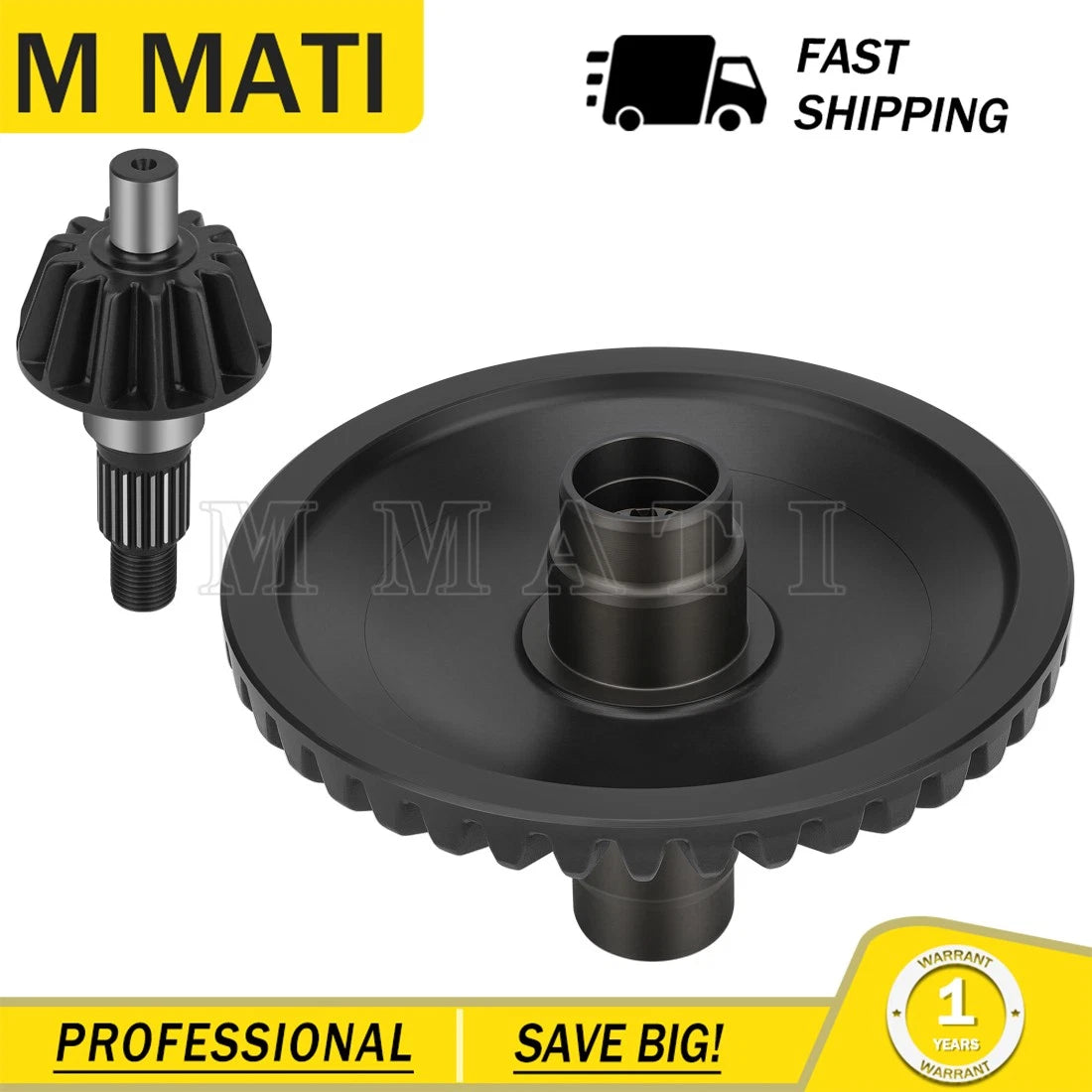 Rear Differential Gear Ring & Pinion for Honda TRX500 (2015–2019), TRX520 (2020–2024)
