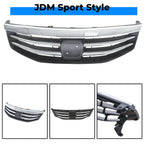 Chrome Radiator Bumper Grille for Honda Accord (2011–2012)