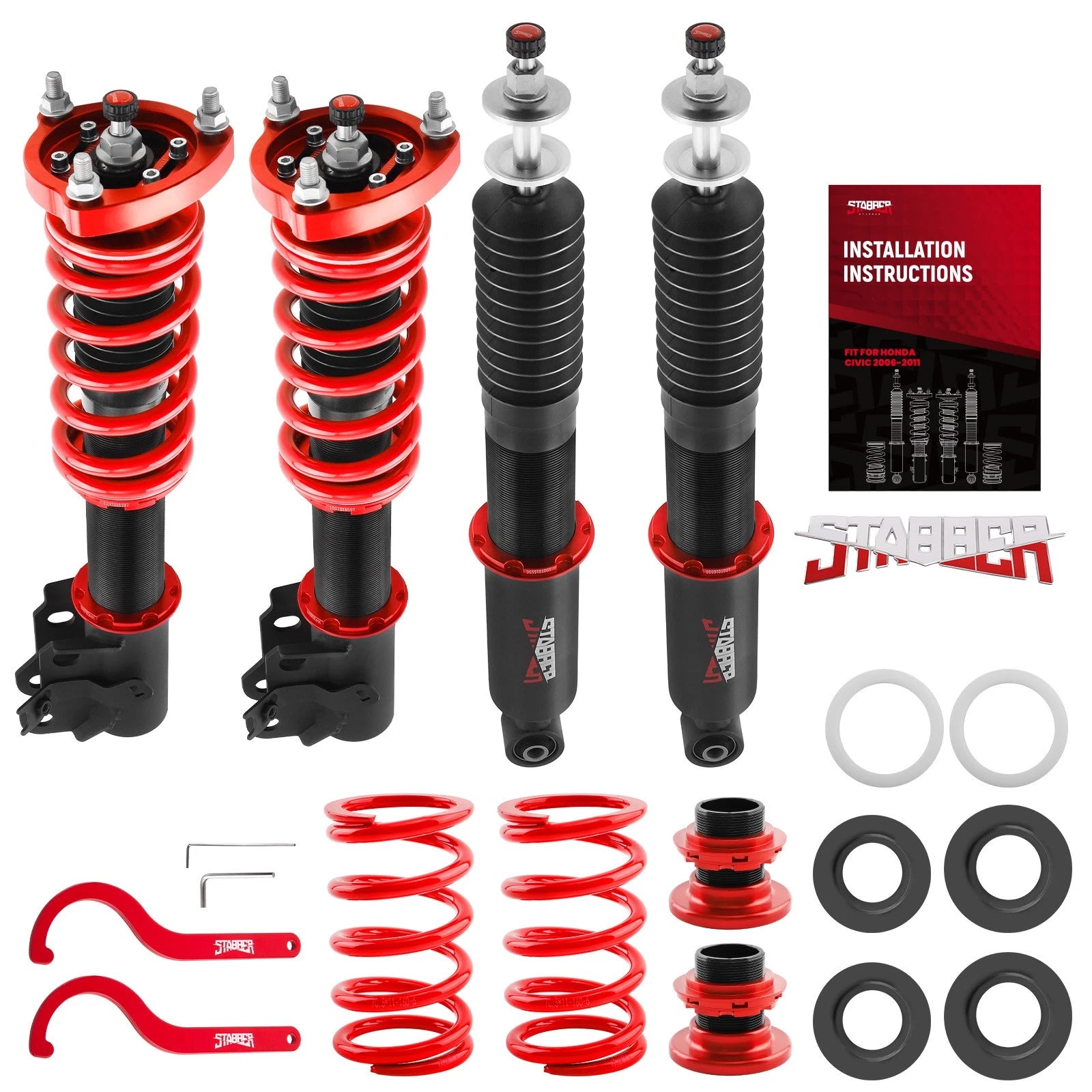 Stabber 24 Level Damper Coilover Kit for Honda Civic (2006–2011)
