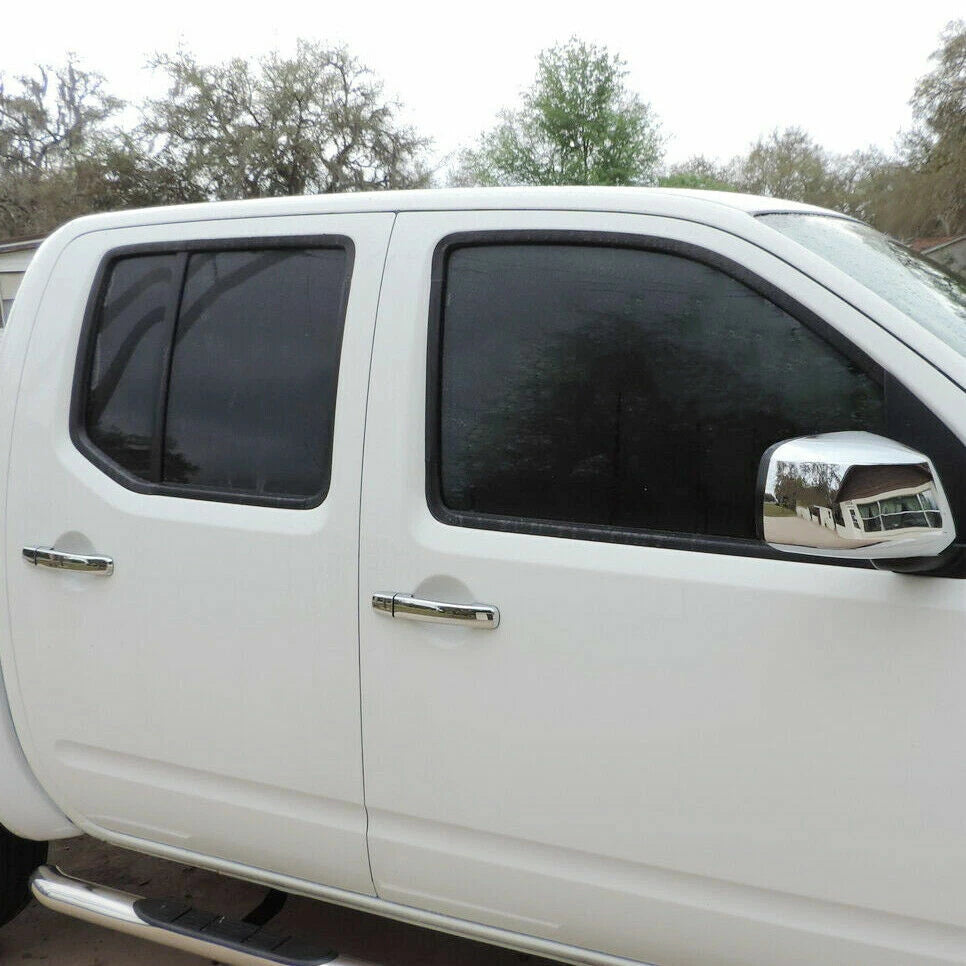 Chrome Mirror Cover + 4 Door Handle + Full Tailgate Cover for Nissan Frontier (2013–2019)