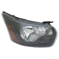 Replacement Passenger Side Headlight Assembly w/Black Bezel w/o Logo