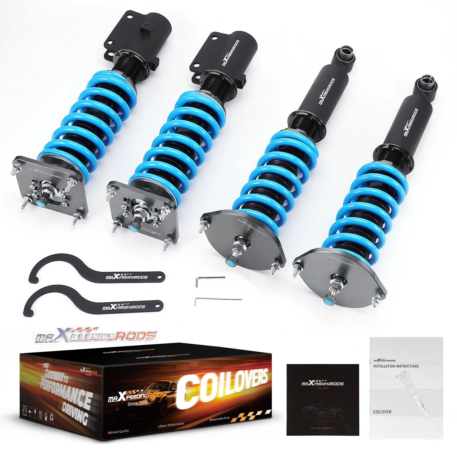 24 Step Adjustable Coilover Shock Kit for Mazda RX-7 FC3S (1986–1991)