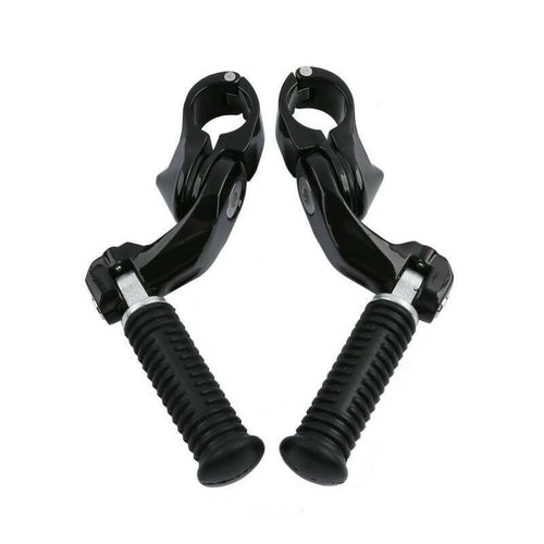 1 1/4'' Footrest Footpeg Short Angled Mount for Harley Touring Road Glide