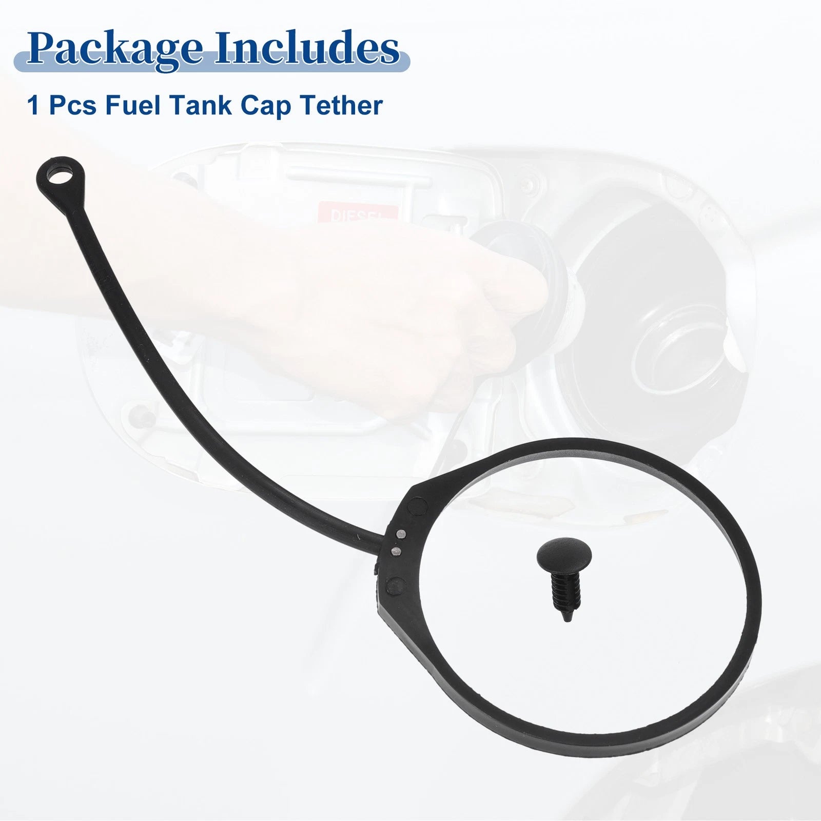 Fuel Tank Cap Tether for Audi 90 (No. 1H0201553B)