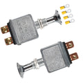 Set of 2 Heavy Duty Push Pull Switches 75 Amp 6 28V DC for Automotive