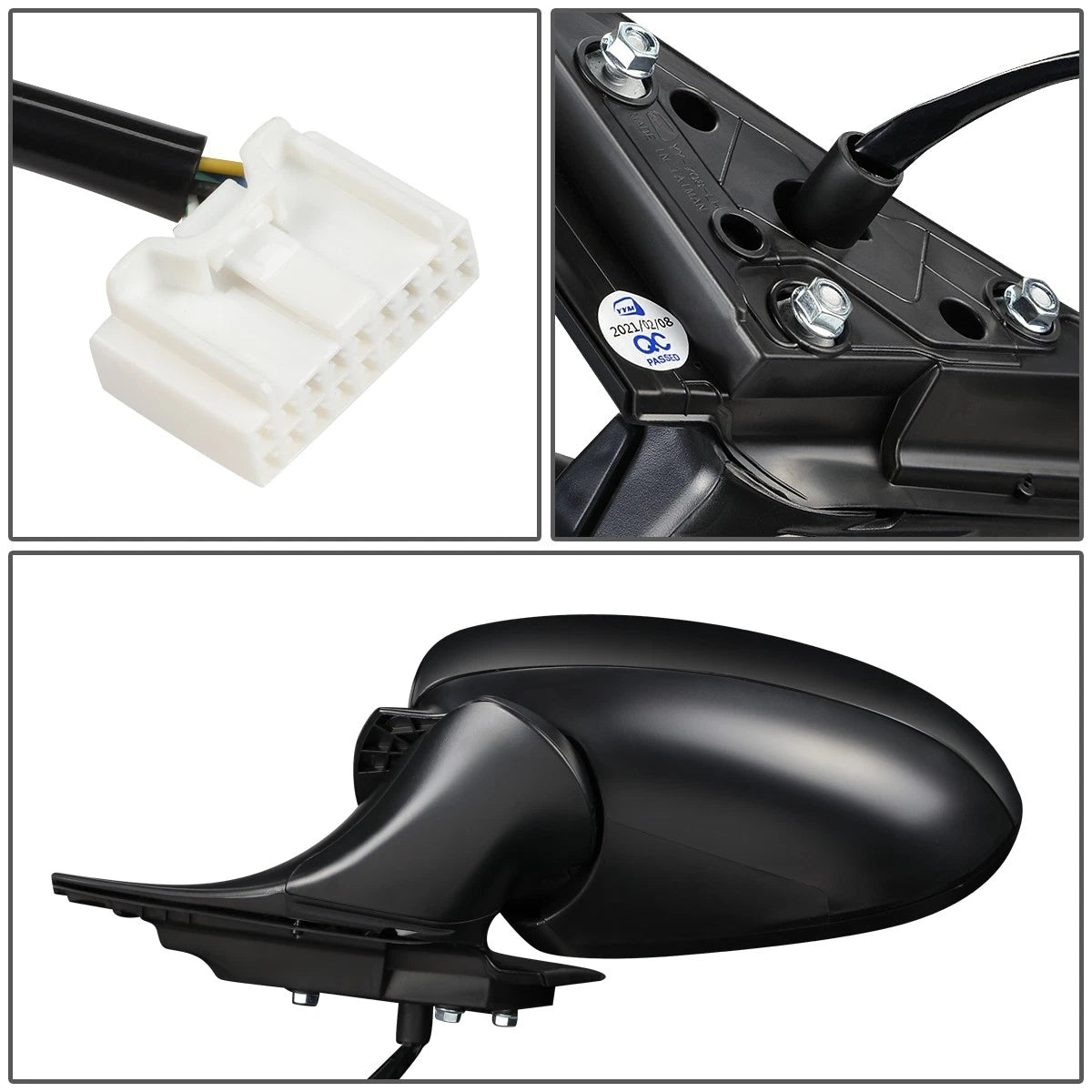 Driver Side Door Mirror for Honda Accord (2018–2020) HO1320329, Heated, Powered