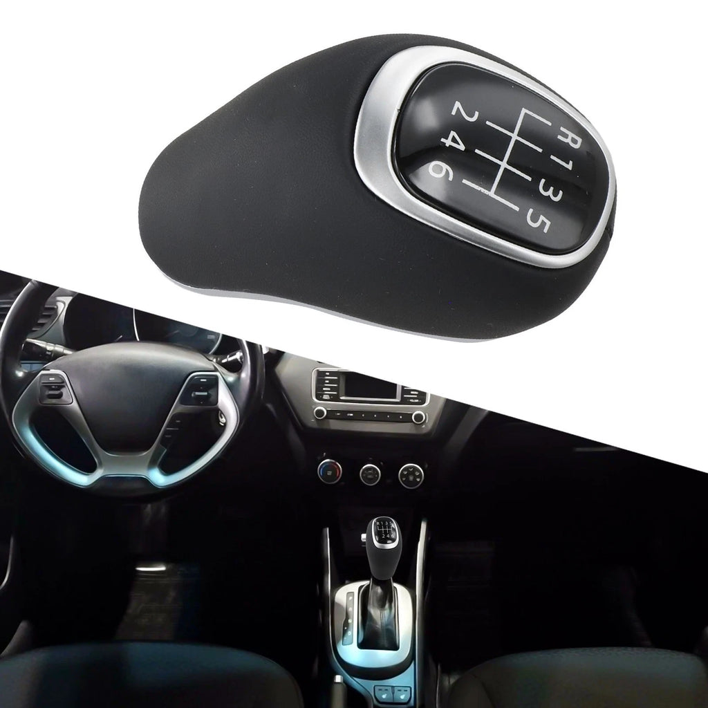 Leather Gear Shift Knob for Kia Sportage Venga Rio (2016–2019)