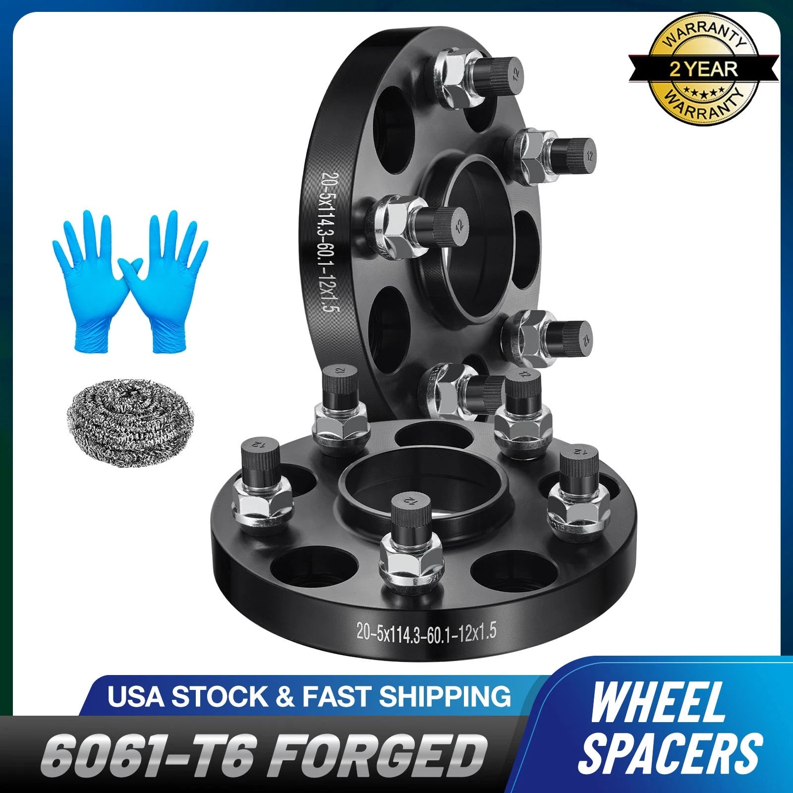 2X 20mm Hubcentric Wheel Spacers for Lexus RX350 (2007–2022)