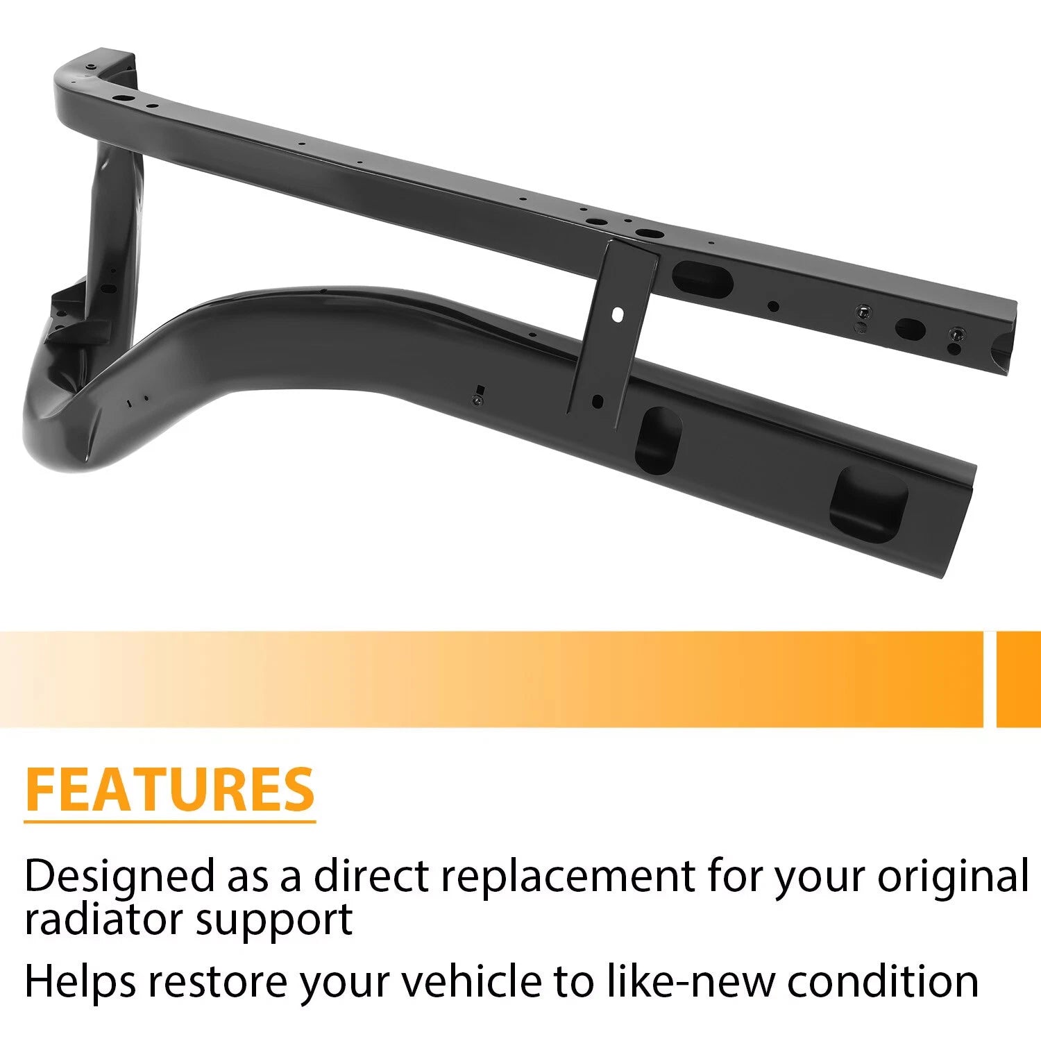 Left radiator support for Dodge Ram 1500 (2009-2024)
