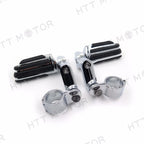 Flame Foot Peg Clamps 1.5" for Harley Sportster 883 1340 XL1200 (1986–2023)