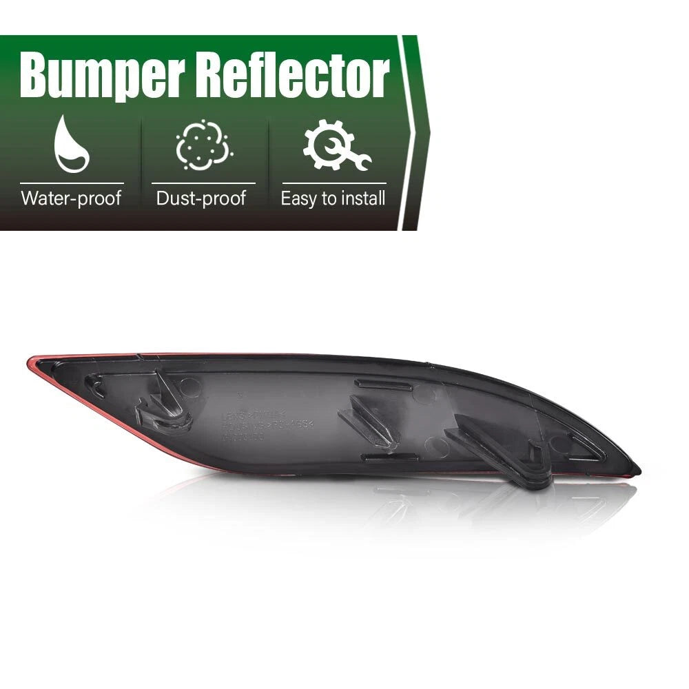 Rear Bumper Reflector for Chevrolet Malibu (2016–2022) Left Driver Side Red