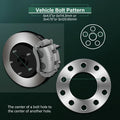 2X Wheel Spacers 5x4.5 5x4.75 for Dodge Charger Ford Mustang GT Jeep
