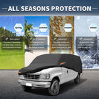 Car Cover with Left Side Door Zipper for Ford E-Series 