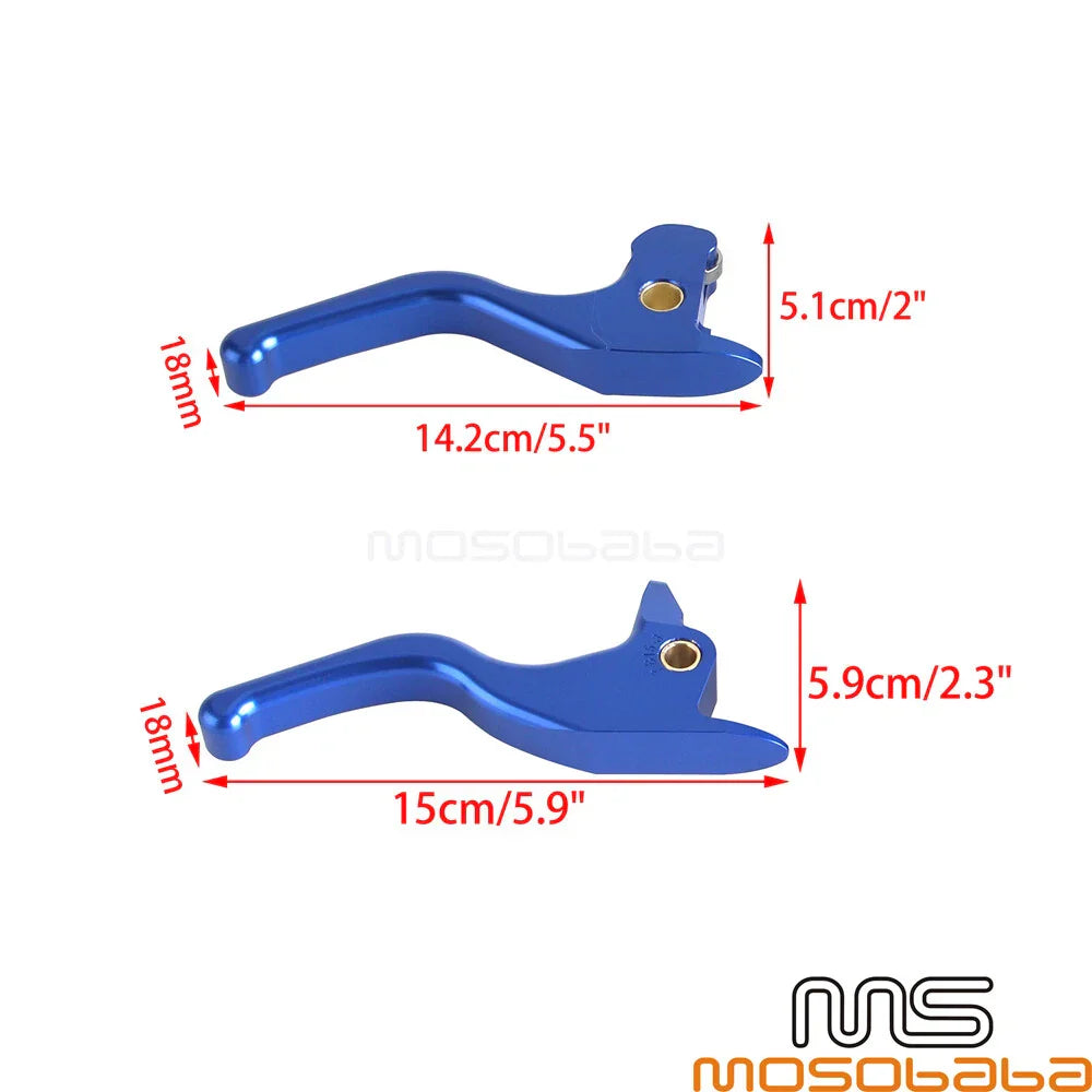 3 Finger Brake Clutch Lever Kit for Harley Softail Fat Boy FLSTFBS/FLSS