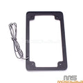 Black Motorcycle License Plate Frame Holder with LED Lights for Motorcycles