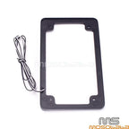 Black Motorcycle License Plate Frame Holder with LED Lights for Motorcycles