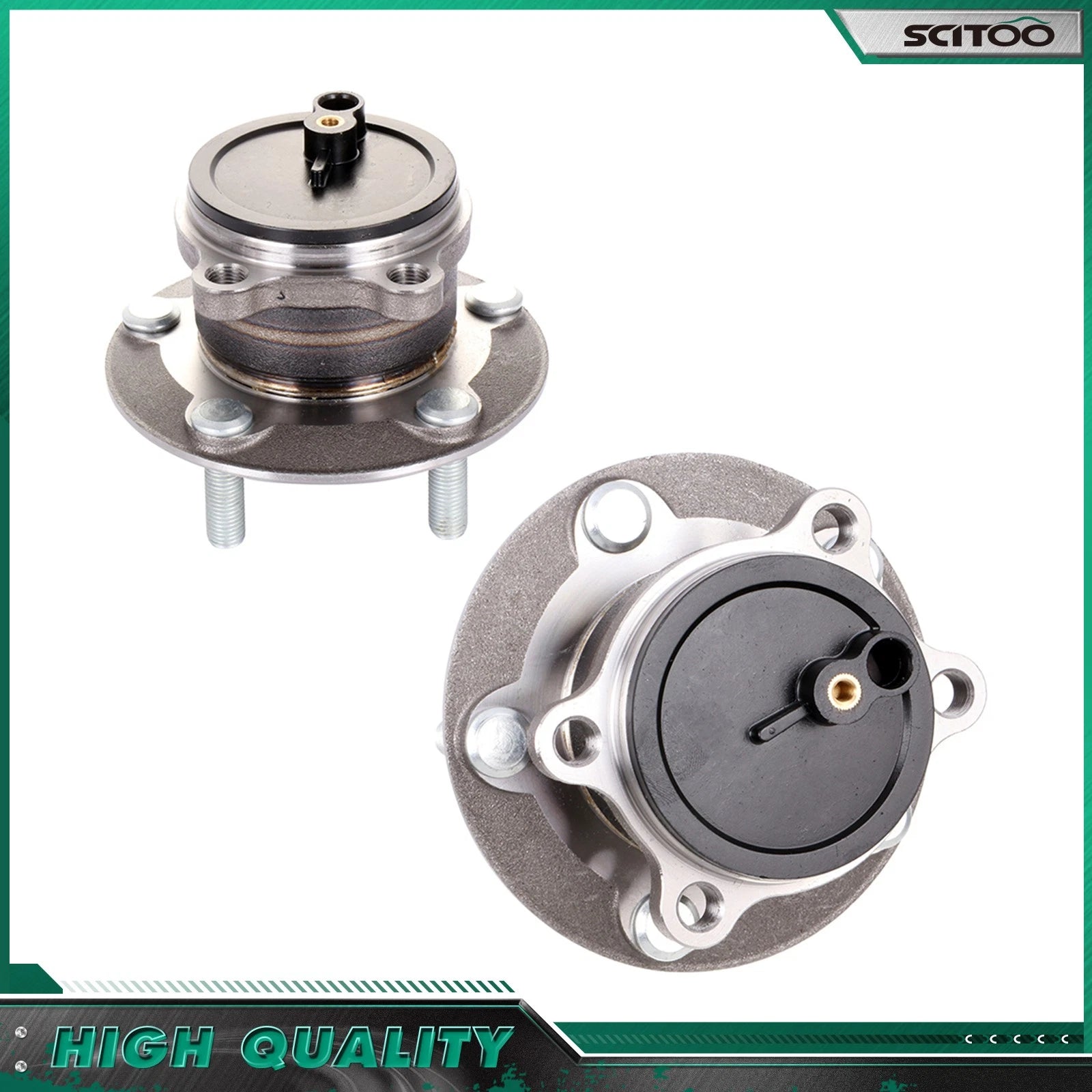 2X Rear Wheel Bearings for Mazda 3 Sport (2014–2018) FWD