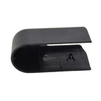 Wiper Arm Nut Cover for Vehicle Windshield (ABS, Black)