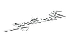 Fender Emblems Chrome Adhesive Script for Ford Mustang (1968–1968)
