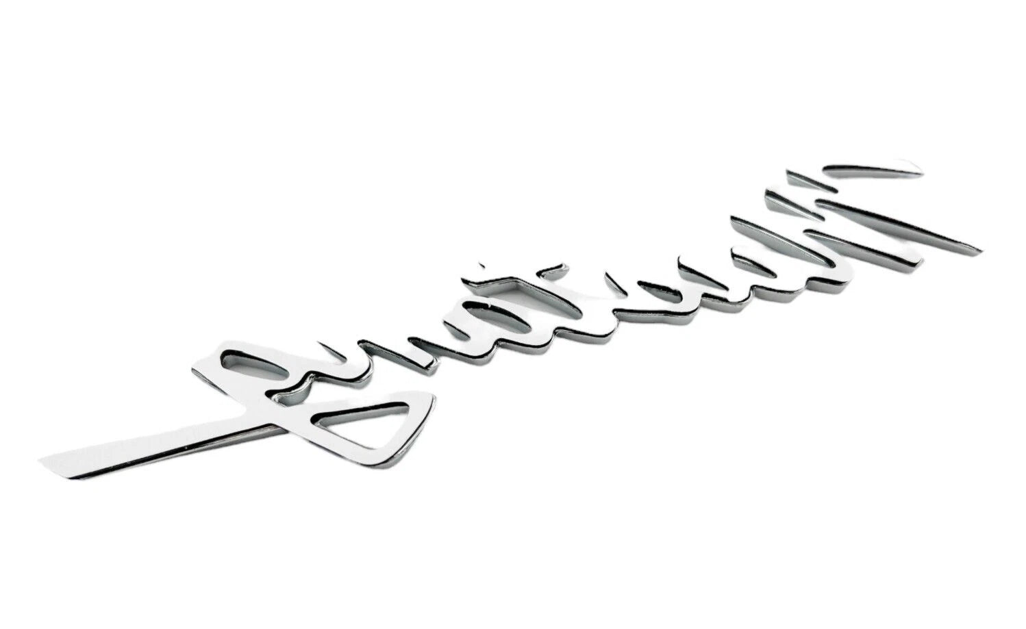 Fender Emblems Chrome Adhesive Script for Ford Mustang (1968–1968)