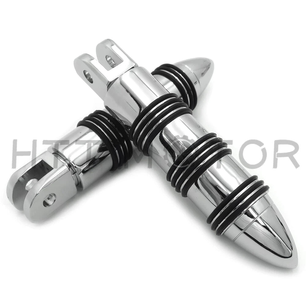 Chrome Stick FootPeg for Harley FXBB FXBR FXBRS FXLR (2018–Present)