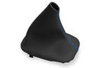Leather Manual Shift Boot Cover for BMW E28 (1982–1988) Blue Stitch