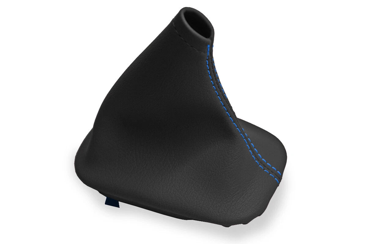 Leather Manual Shift Boot Cover for BMW E28 (1982–1988) Blue Stitch