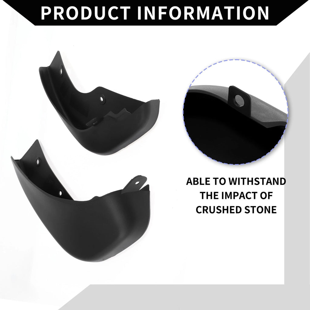 Mud Flap Splash Guard Set for Nissan Juke I F15 (2010–2014)
